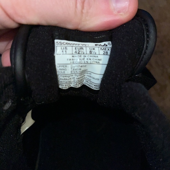 Fila black sneakers - Picture 6 of 6